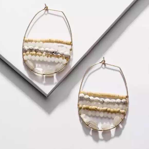 Anthropologie Jewelry - New! Anthro Julien Hoop Earrings